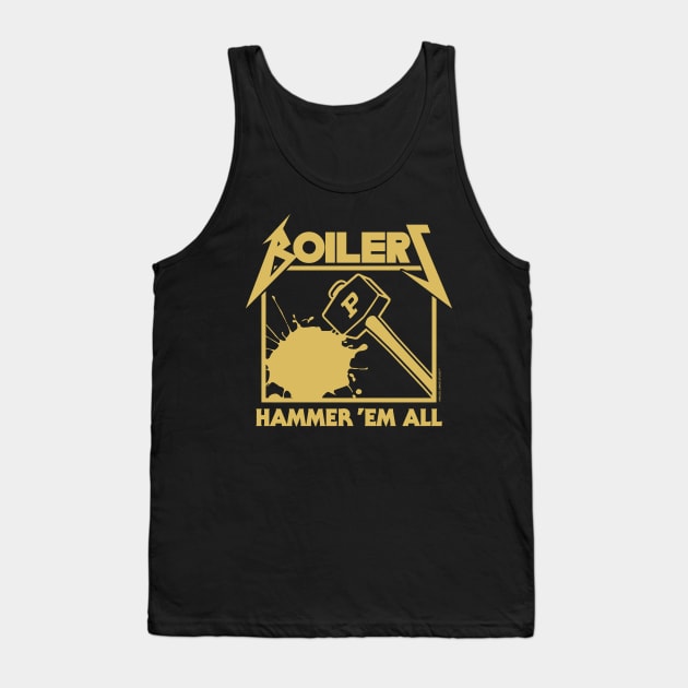 HAMMER 'EM ALL Tank Top by AnalogJunkieStudio